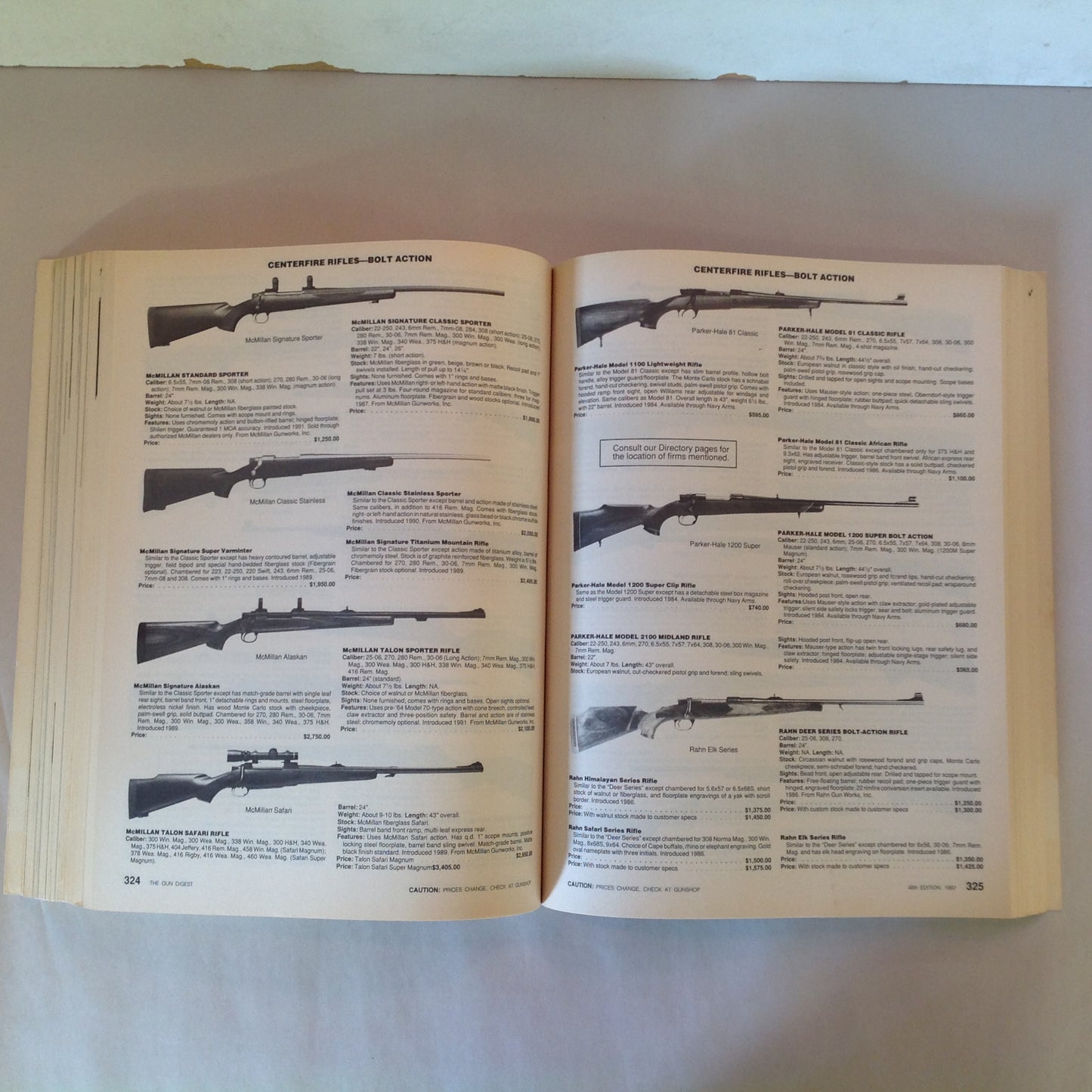 Vintage 1992 Gun Digest 46th Annual Edition World's Greatest Gun Book