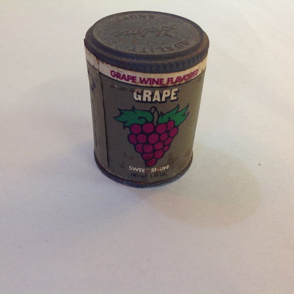 Vintage NOS Unopened Helme/Whitehall Grape Wine Flavored Sweet Snuff 1.15 oz Tin