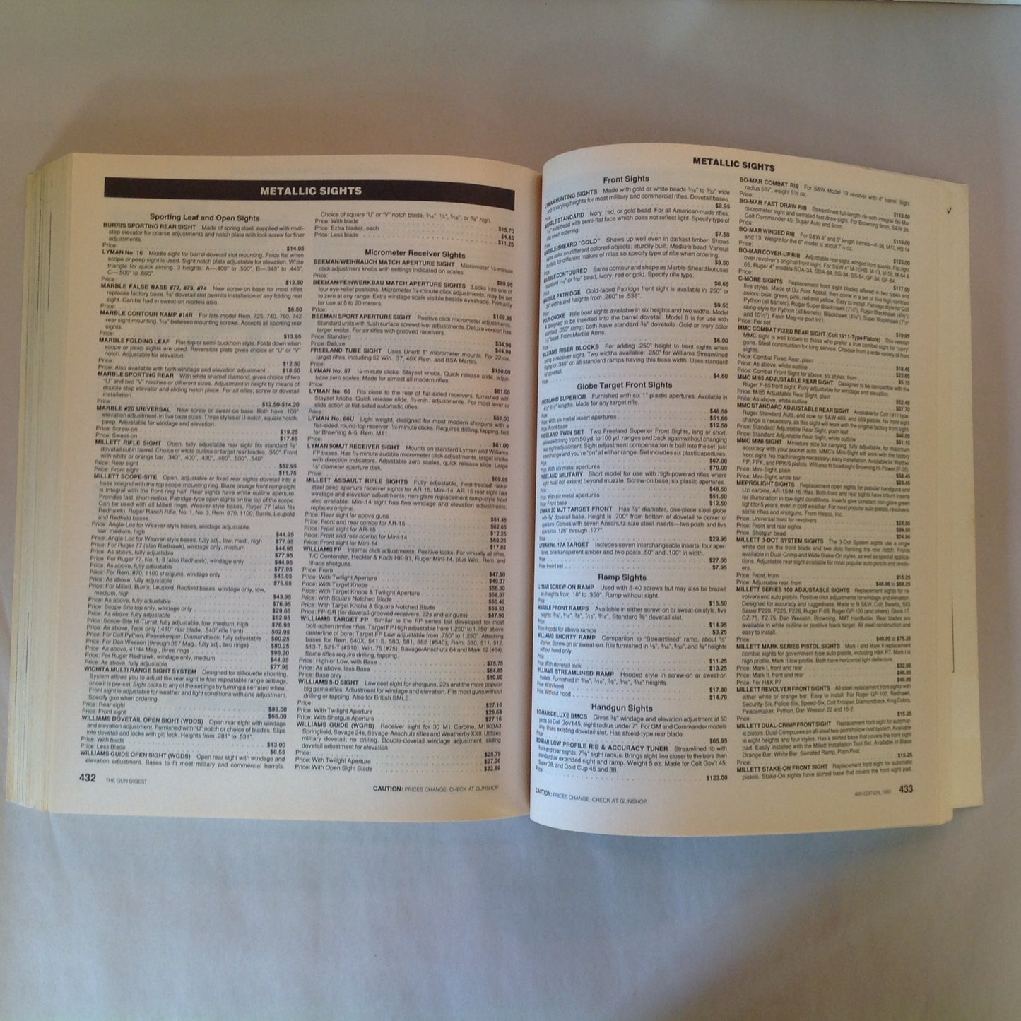 Vintage 1992 Gun Digest 46th Annual Edition World's Greatest Gun Book