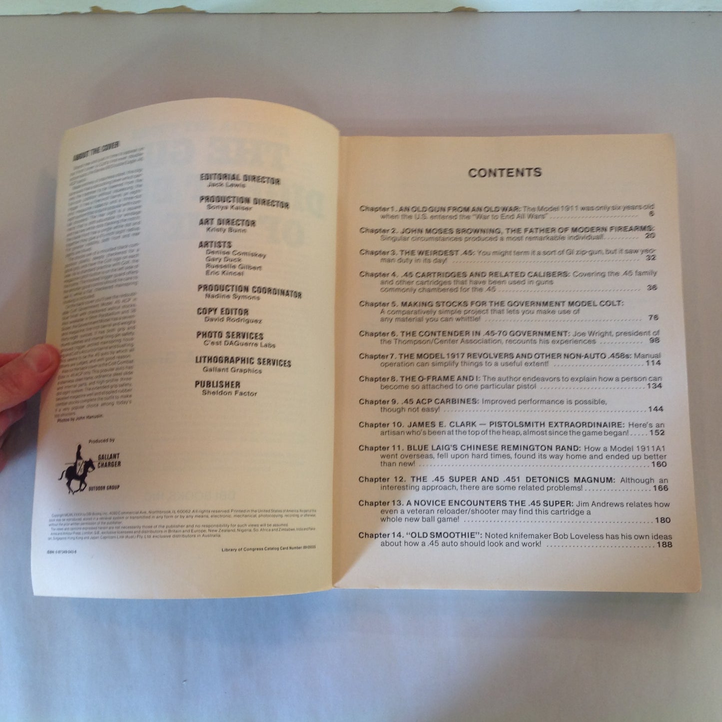 Vintage 1989 The Gun Digest Book of the .45 Dean Grennell