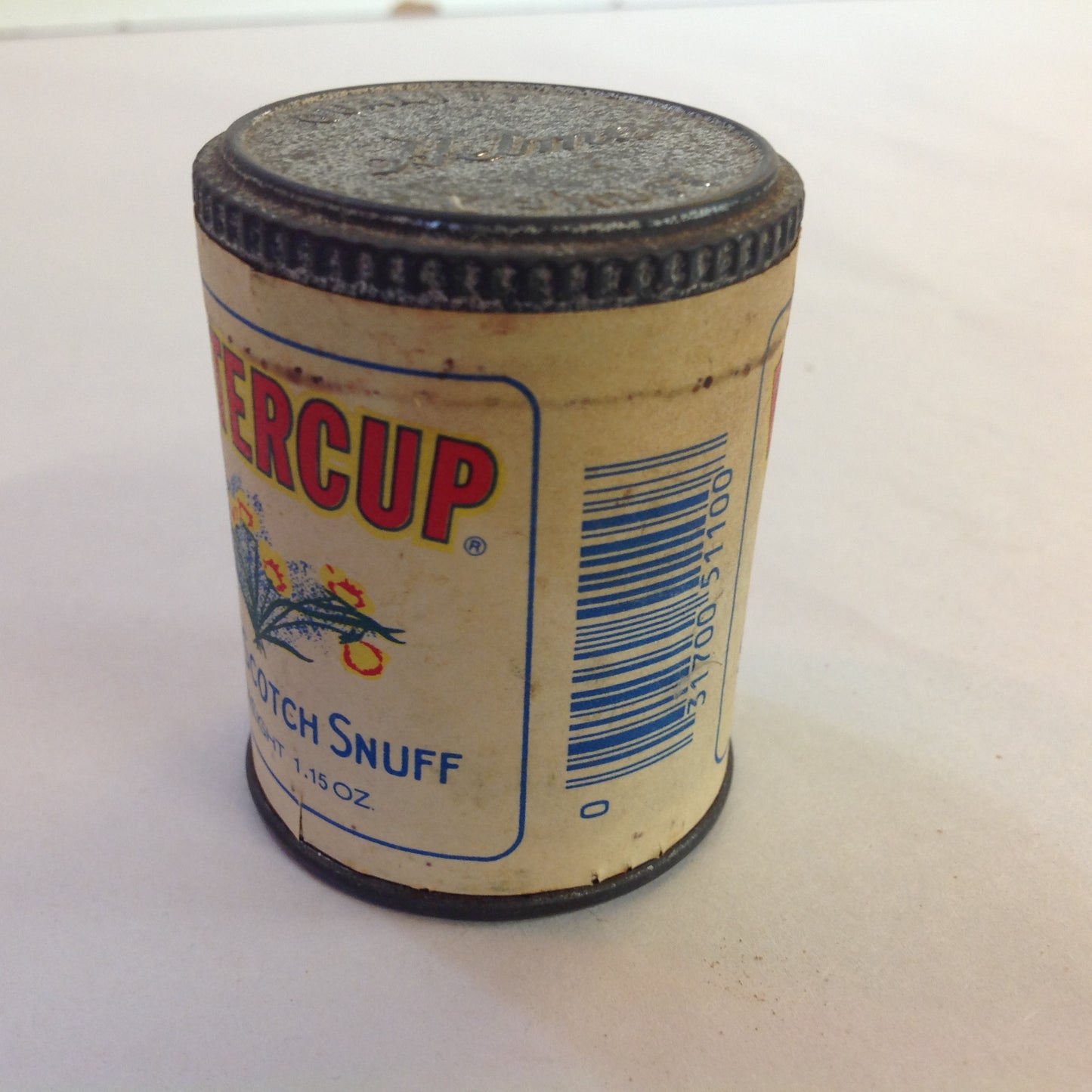 Vintage NOS Unopened Buttercup Sweet Scotch Snuff 1.15 oz Tin