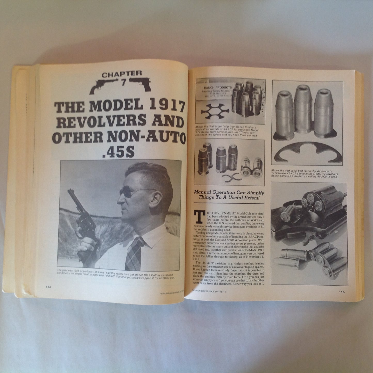 Vintage 1989 The Gun Digest Book of the .45 Dean Grennell