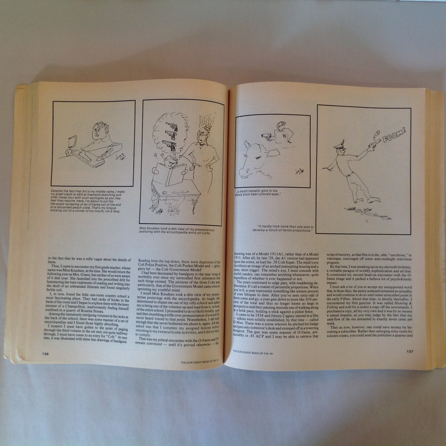 Vintage 1989 The Gun Digest Book of the .45 Dean Grennell