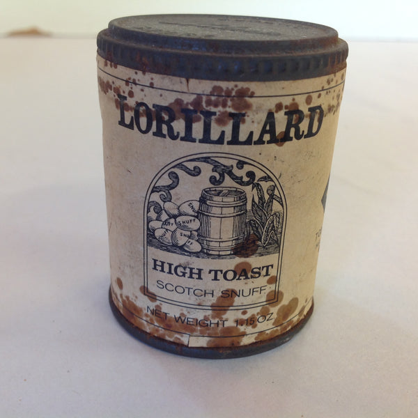 Vintage NOS Unopened Lorillard High Toast Scotch Snuff 1.15 oz Tin