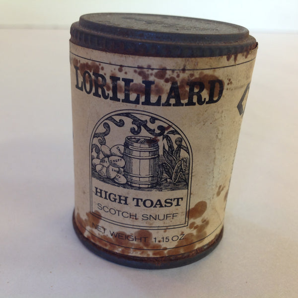 Vintage NOS Unopened Lorillard High Toast Scotch Snuff 1.15 oz Tin