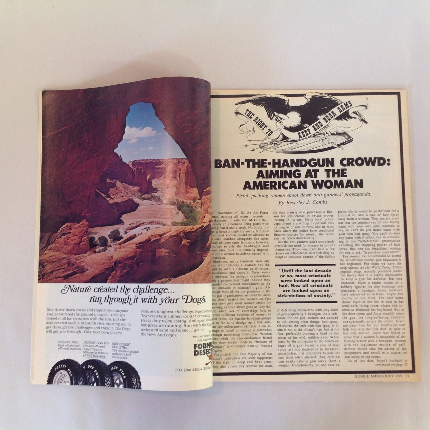 Vintage Jul 1979 Guns & Ammo Magazine Colt Magnum .357 Browning Field Tests