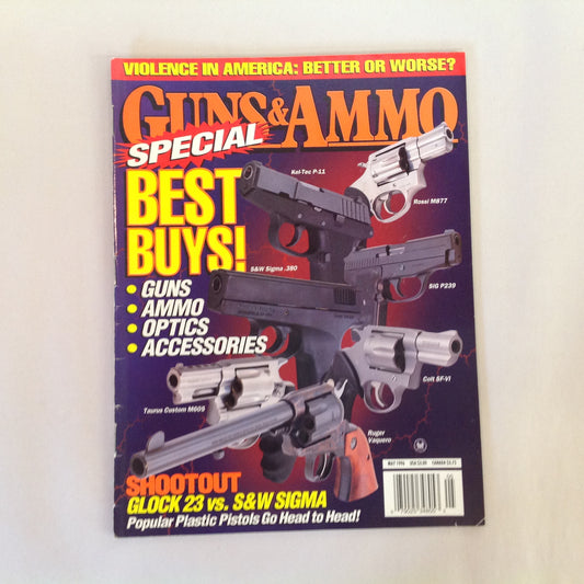 Vintage May 1996 Guns & Ammo Special Best Buys Guns Ammo Optics Accessories