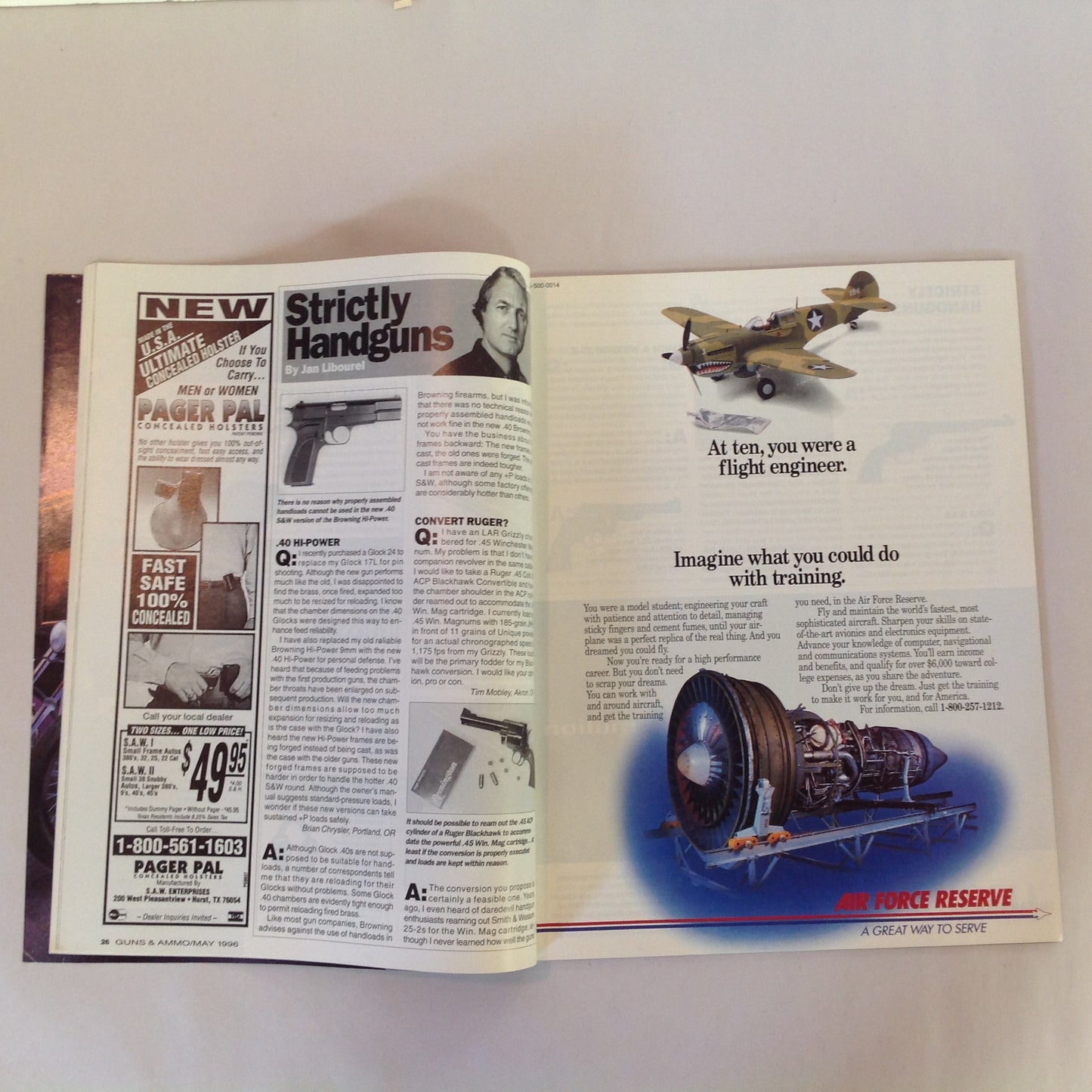 Vintage May 1996 Guns & Ammo Special Best Buys Guns Ammo Optics Accessories