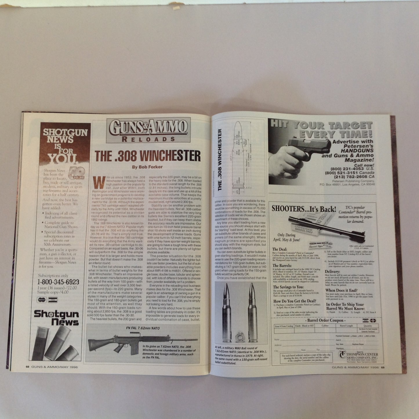 Vintage May 1996 Guns & Ammo Special Best Buys Guns Ammo Optics Accessories