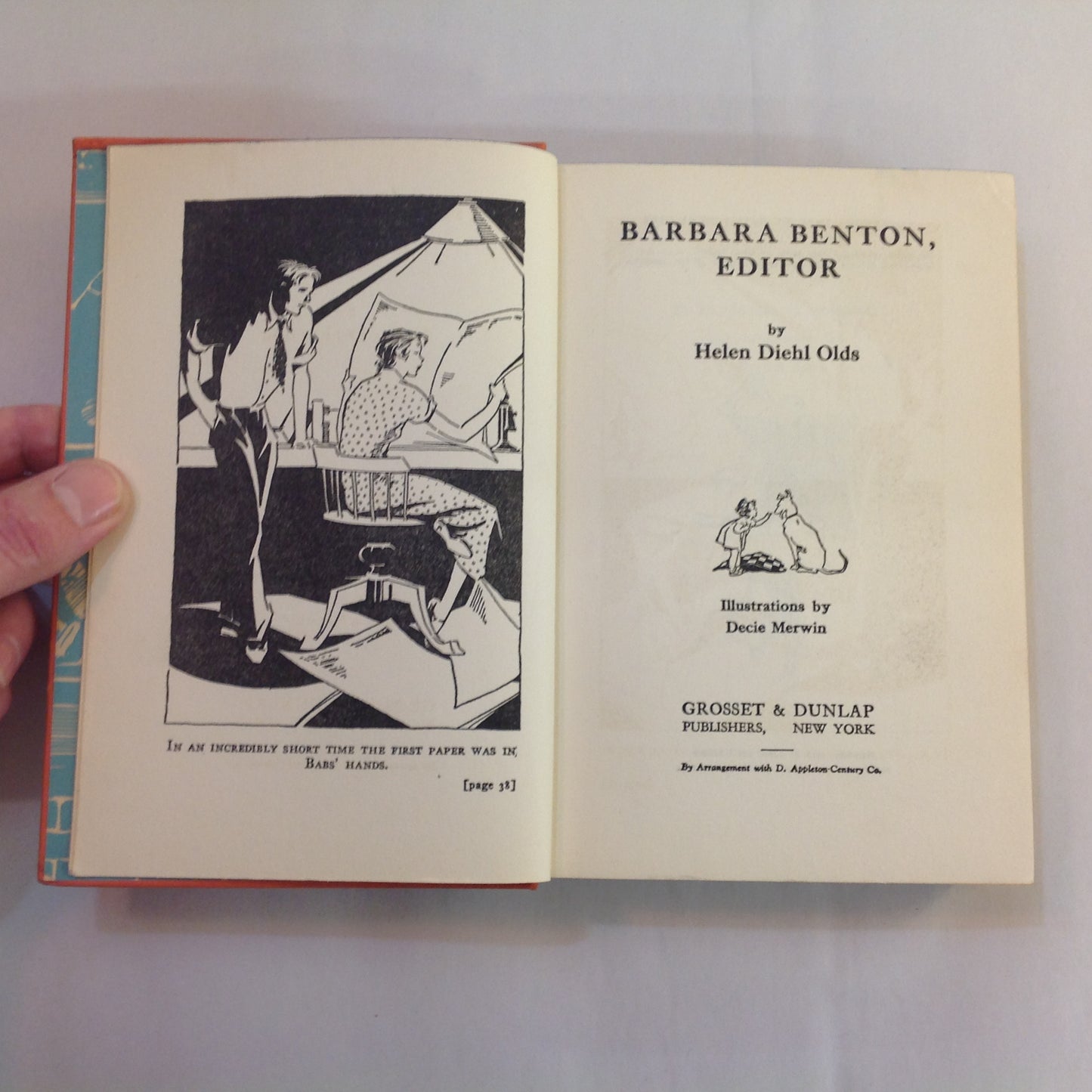 Vintage 1932 Hardcover Barbara Benton, Editor Helen Diehl Olds
