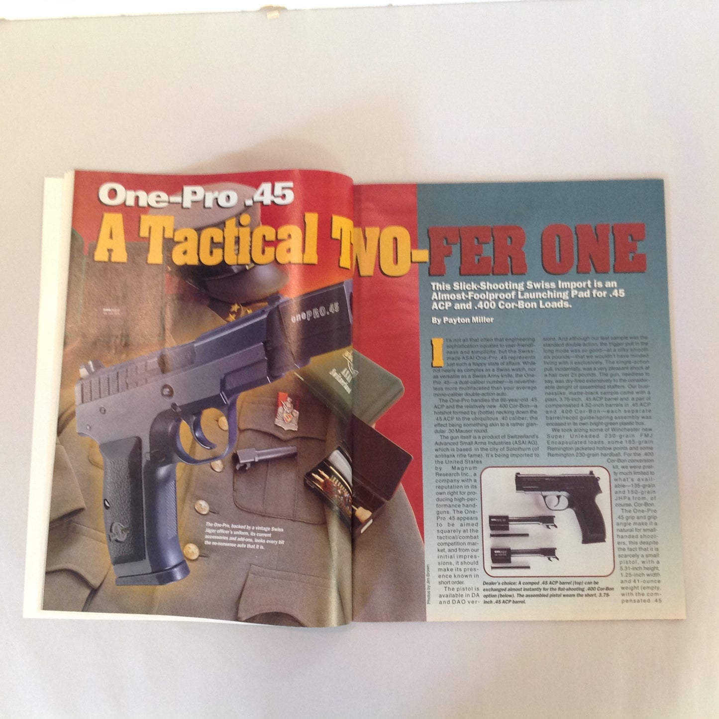 Vintage Jul 1998 Guns & Ammo Magazine 2-in-1 Convertible Colt Single Action Speedsters