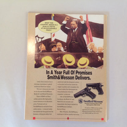 Vintage Oct 1993 Guns & Ammo Magazine High Capacity .45 Pocket Revolvers .41 Magnum