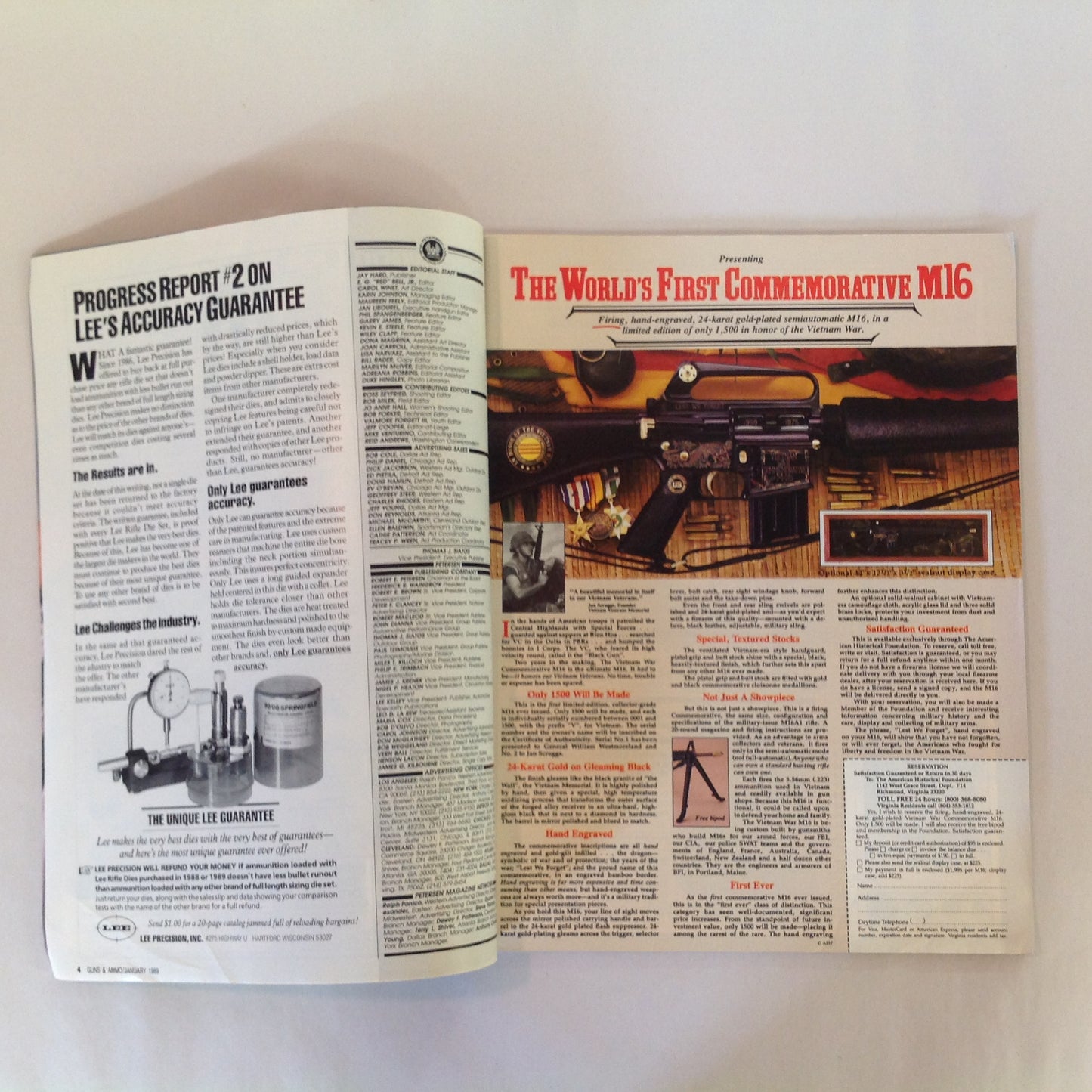 Vintage Jan 1989 Guns & Ammo Magazine Sneak Preview Ultracompacts Smith & Wesson