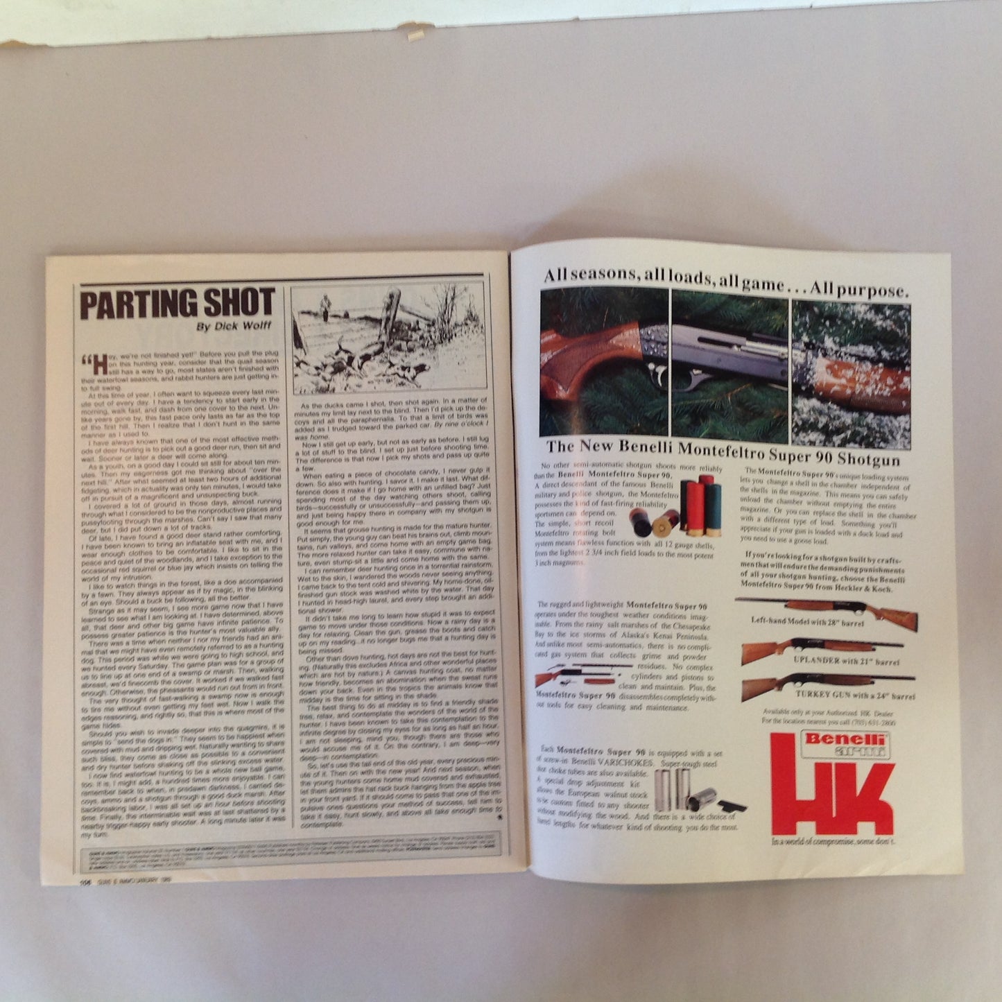 Vintage Jan 1989 Guns & Ammo Magazine Sneak Preview Ultracompacts Smith & Wesson