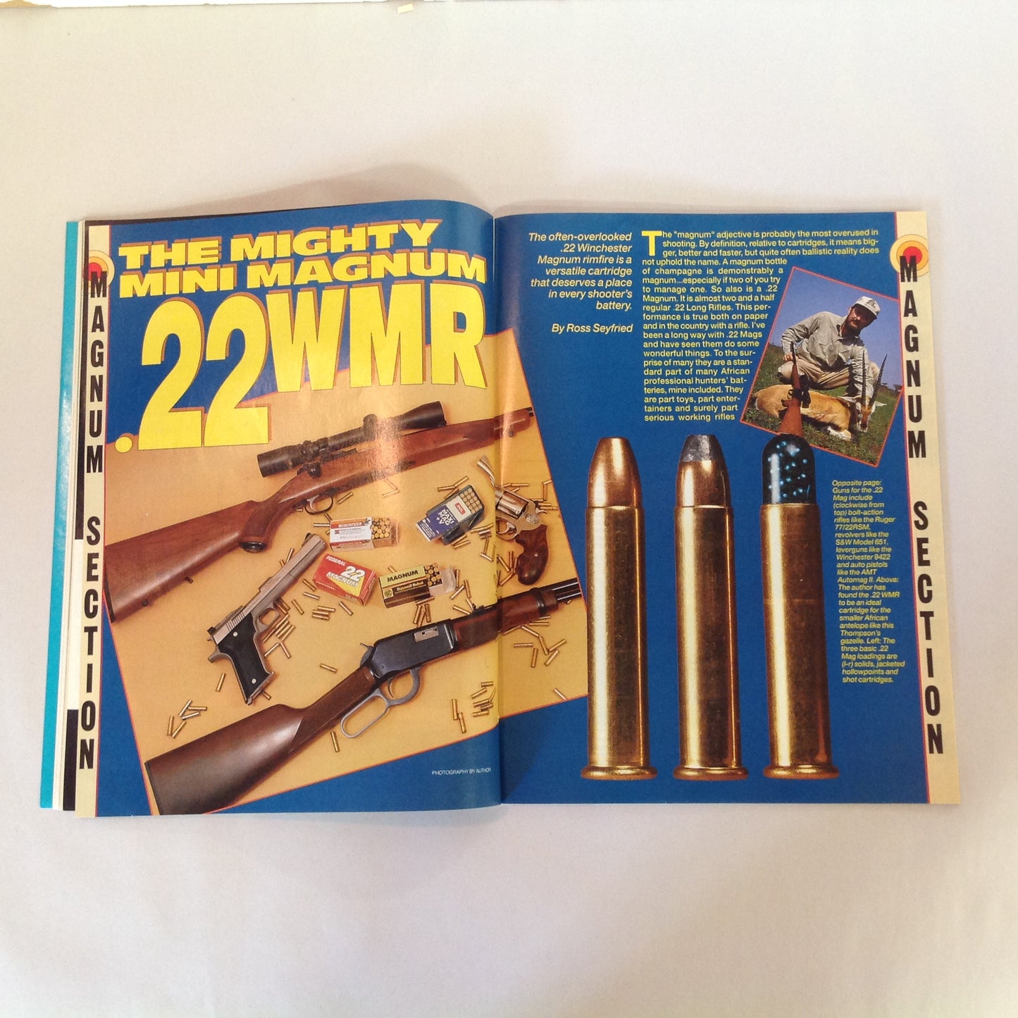 Vintage Jan 1992 Guns & Ammo Magazine A New G.I. .45 Special Magnum Section