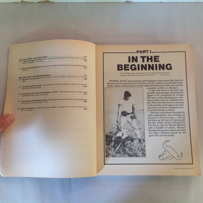 Vintage 1990 Hunting For Handgunners Larry Kelly + JD Jones