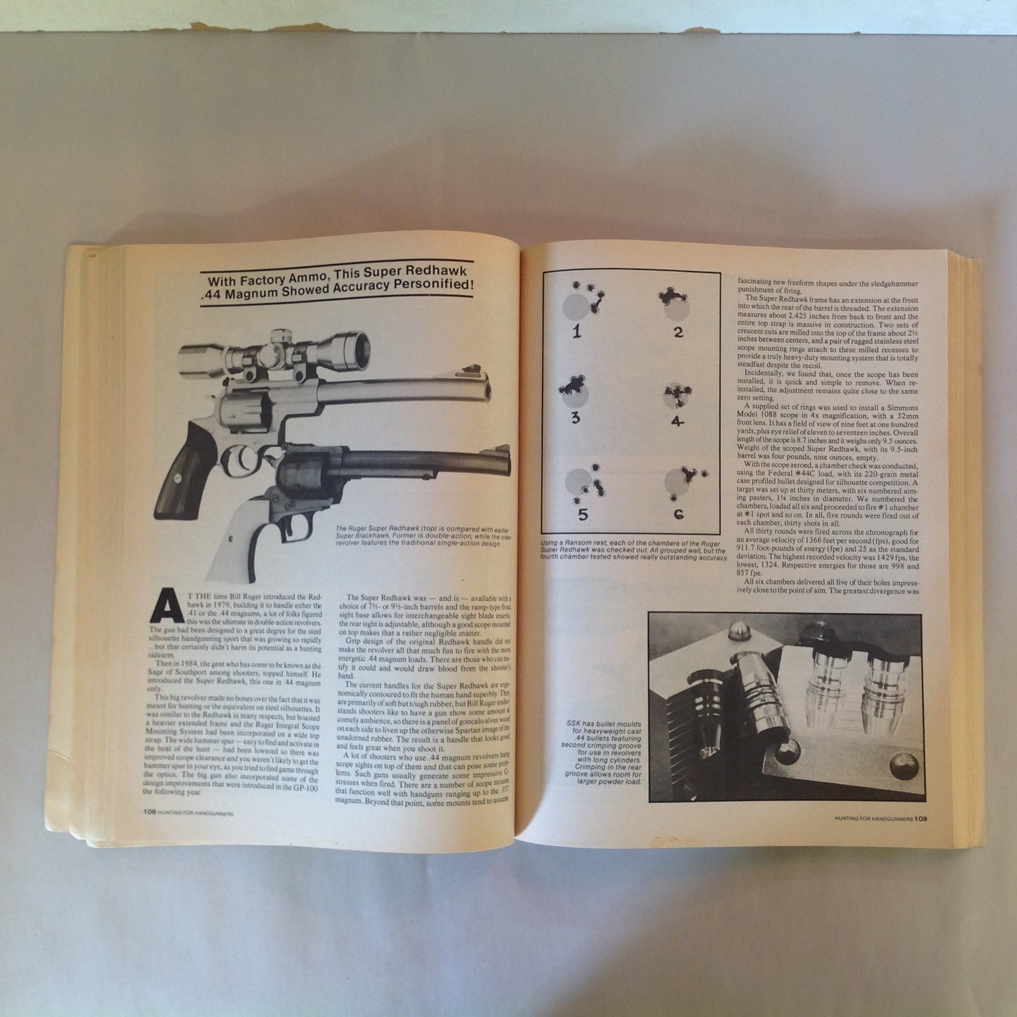 Vintage 1990 Hunting For Handgunners Larry Kelly + JD Jones