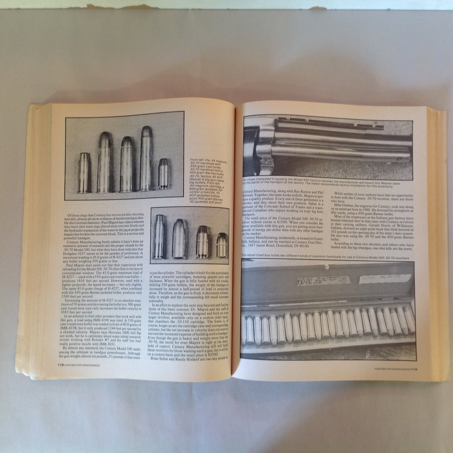 Vintage 1990 Hunting For Handgunners Larry Kelly + JD Jones