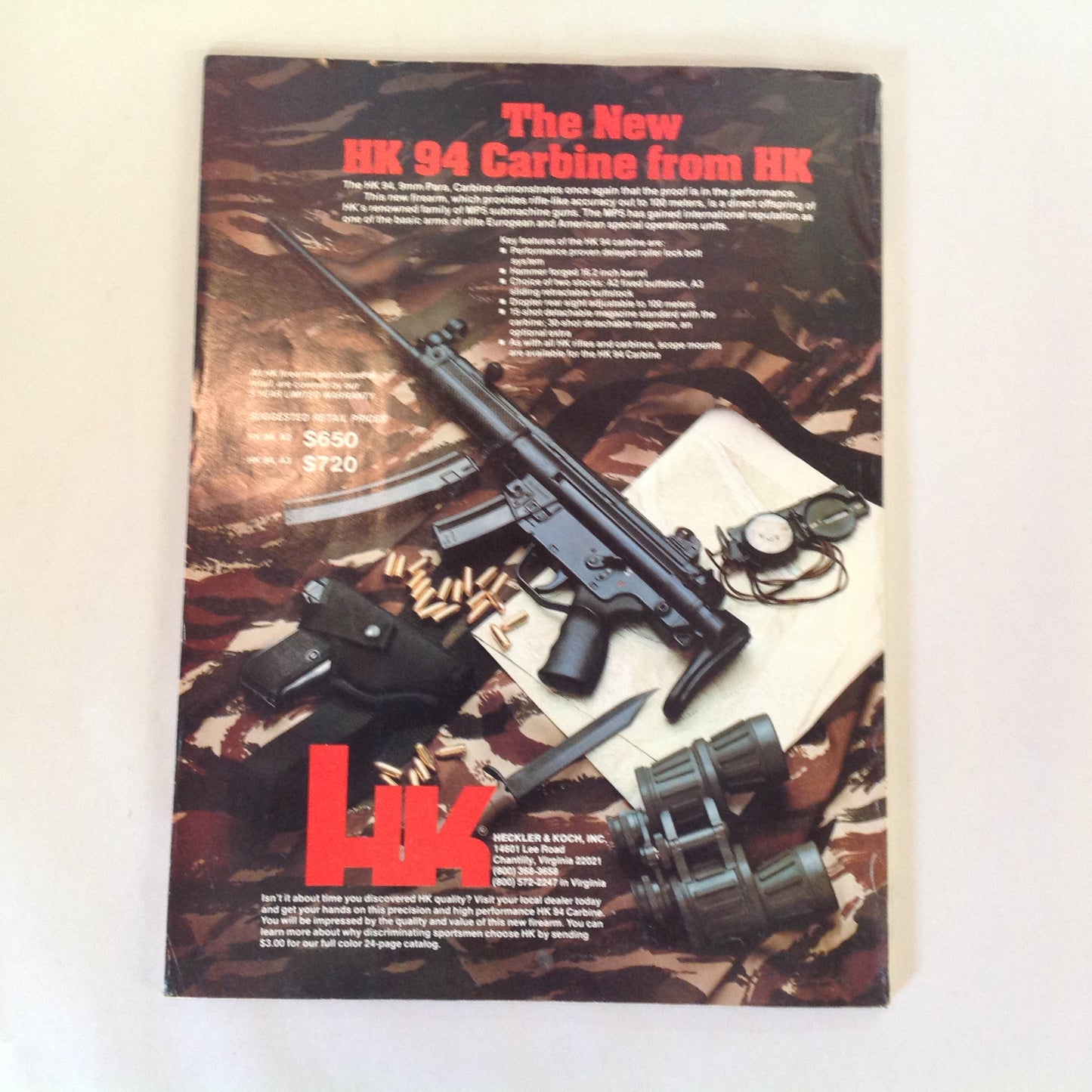 Vintage Jun 1984 Guns & Ammo Magazine Dirty Harry's Baddest Magnum