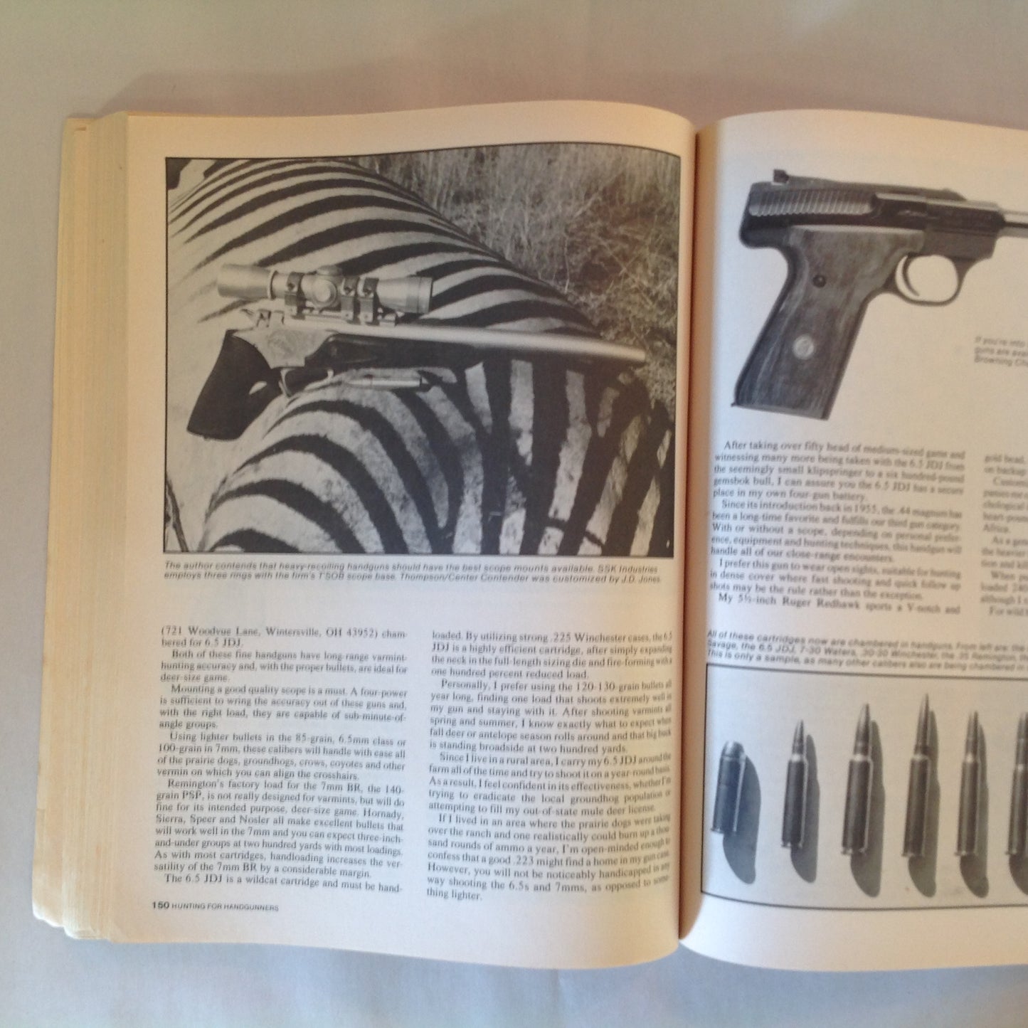 Vintage 1990 Hunting For Handgunners Larry Kelly + JD Jones