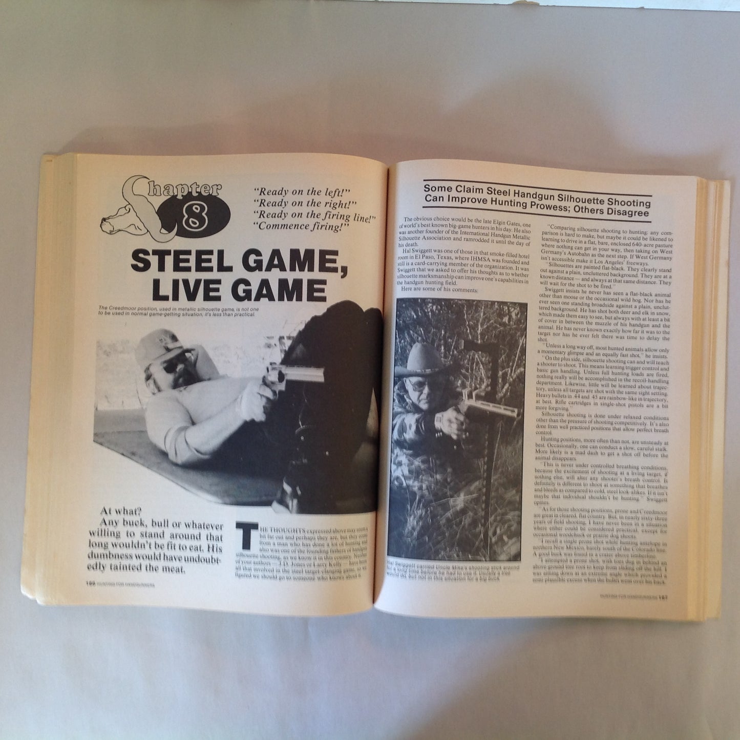 Vintage 1990 Hunting For Handgunners Larry Kelly + JD Jones