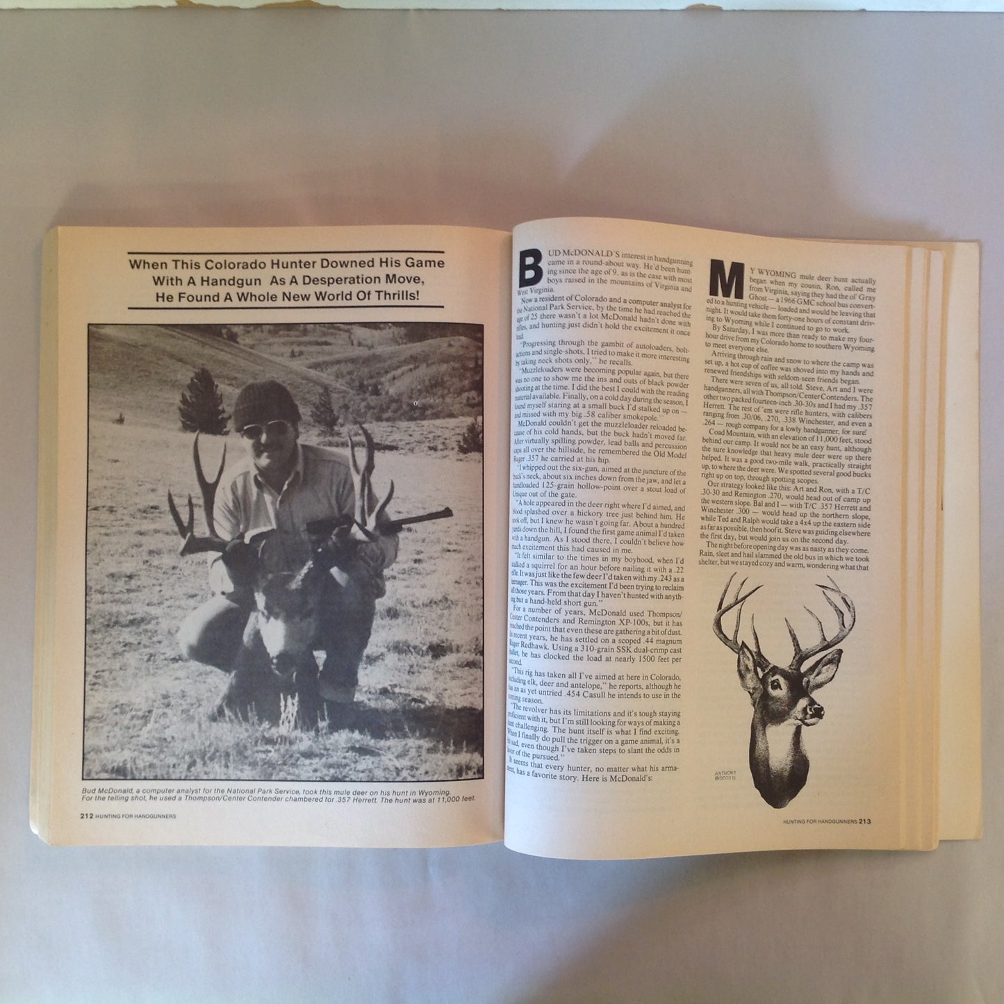 Vintage 1990 Hunting For Handgunners Larry Kelly + JD Jones
