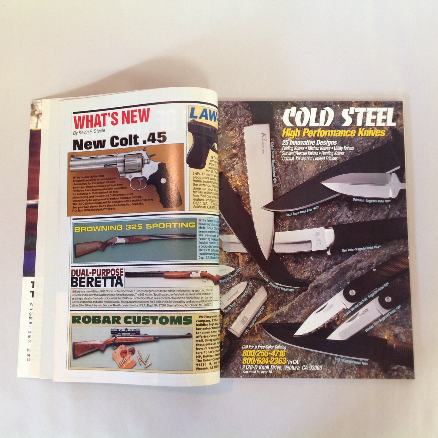 Vintage Sep 1993 Guns & Ammo Magazine Special Collector 35th Anniversary Issue