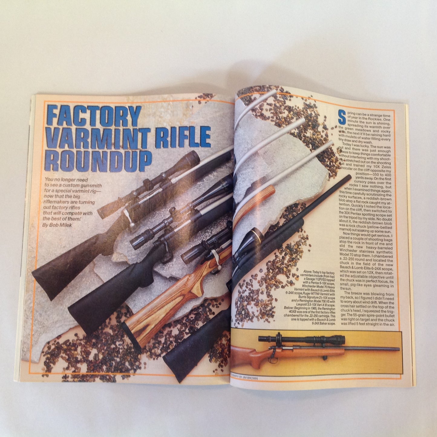 Vintage Sep 1993 Guns & Ammo Magazine Special Collector 35th Anniversary Issue