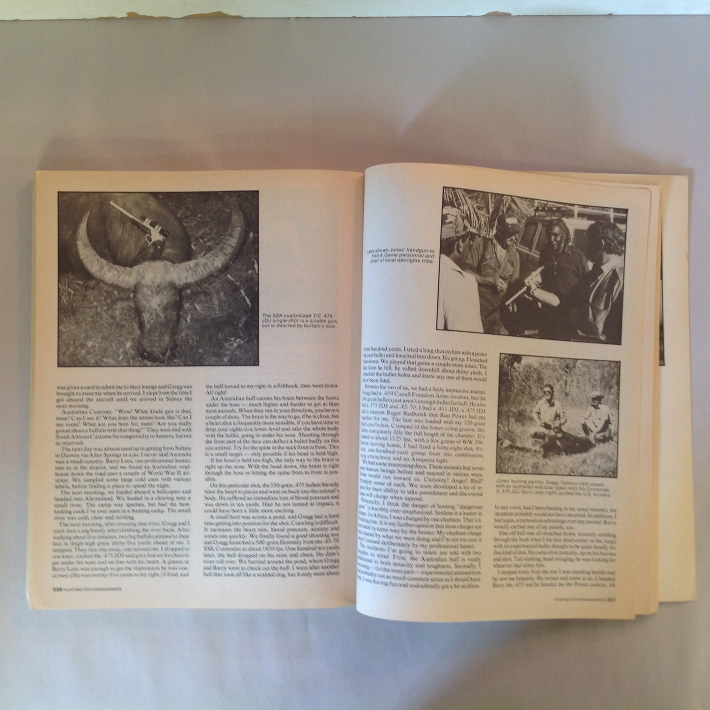 Vintage 1990 Hunting For Handgunners Larry Kelly + JD Jones
