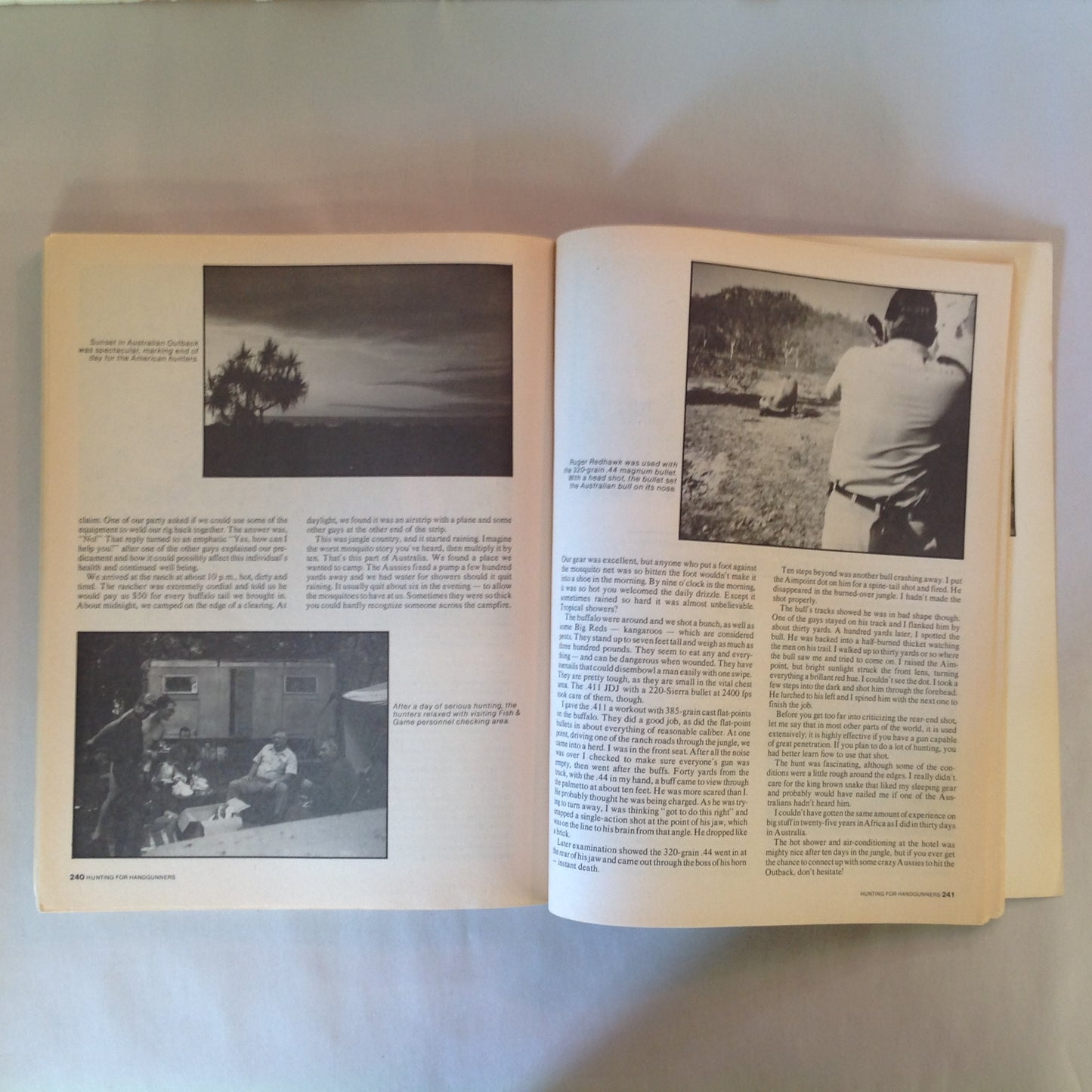 Vintage 1990 Hunting For Handgunners Larry Kelly + JD Jones