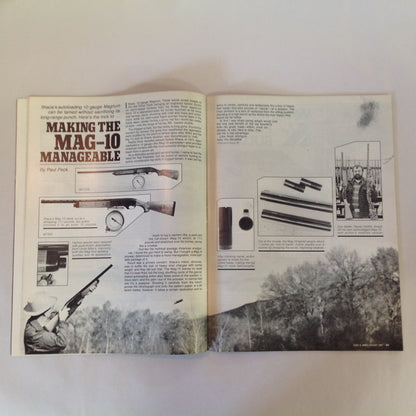 Vintage Jan 1987 Guns & Ammo Magazine Colt's New 10mm Auto .22 Assault Rifles Spruce Up Your Sporter