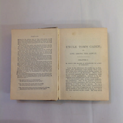 Antique 1900's Hardcover Uncle Tom's Cabin or Life Among the Lowly Harriet Beecher Stowe