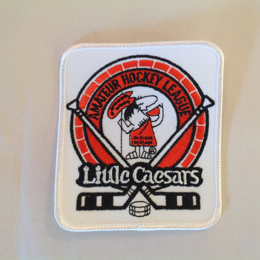 Vintage 1980's NOS Little Caesar's Pizza Amateur Hockey League Graphic Patch