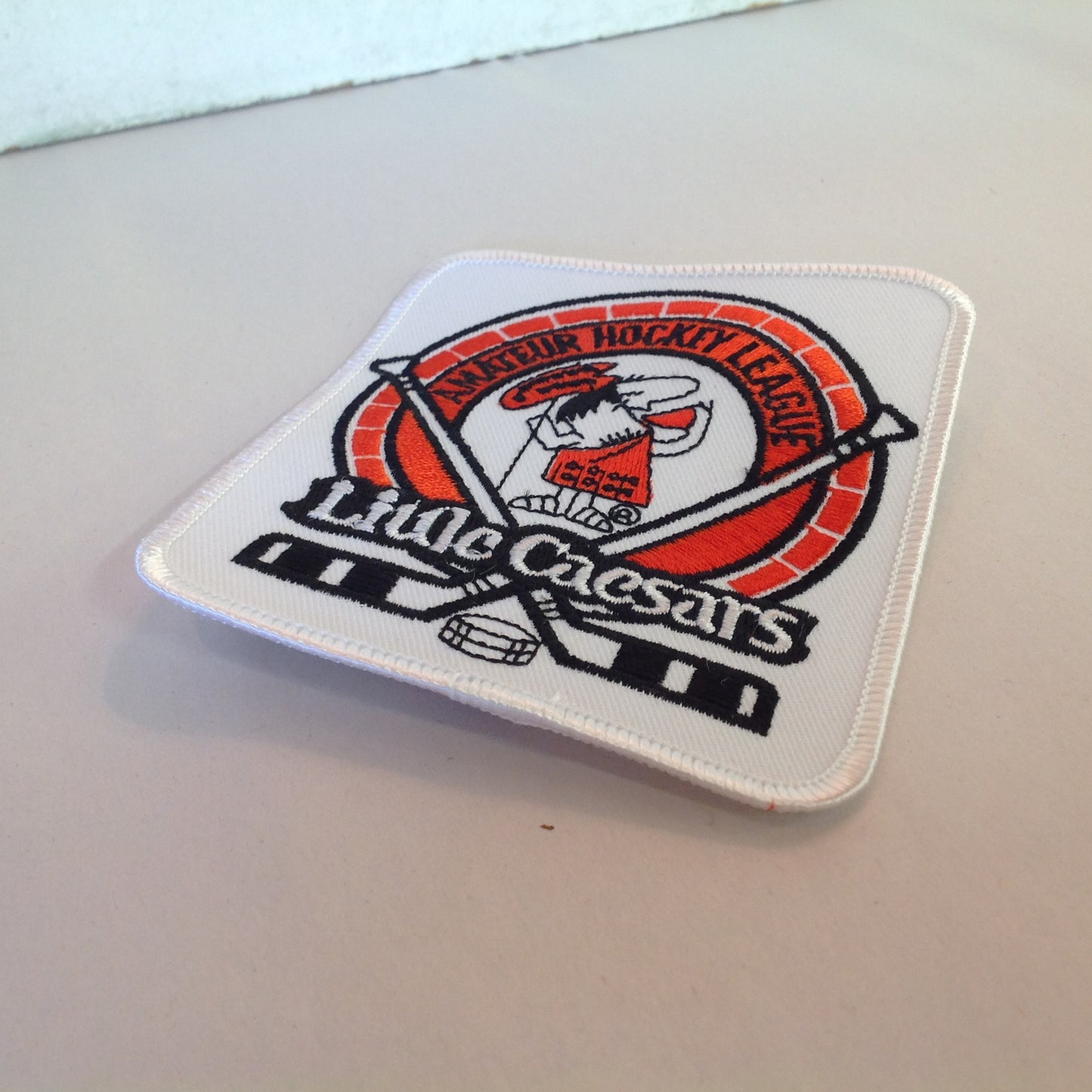 Vintage 1980's NOS Little Caesar's Pizza Amateur Hockey League Graphic Patch