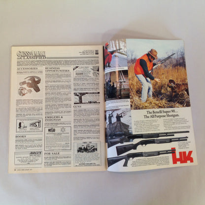 Vintage Jan 1987 Guns & Ammo Magazine Colt's New 10mm Auto .22 Assault Rifles Spruce Up Your Sporter