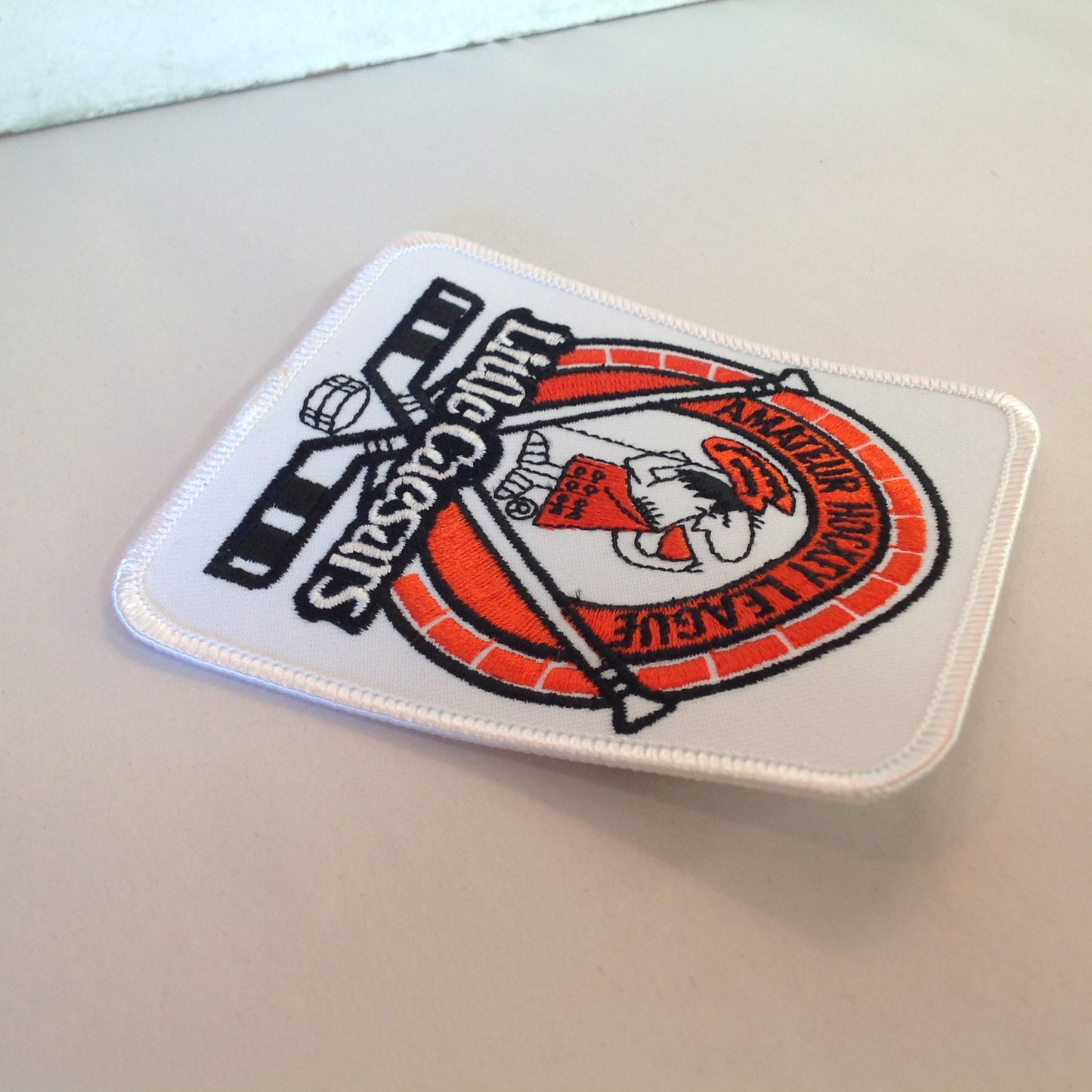 Vintage 1980's NOS Little Caesar's Pizza Amateur Hockey League Graphic Patch