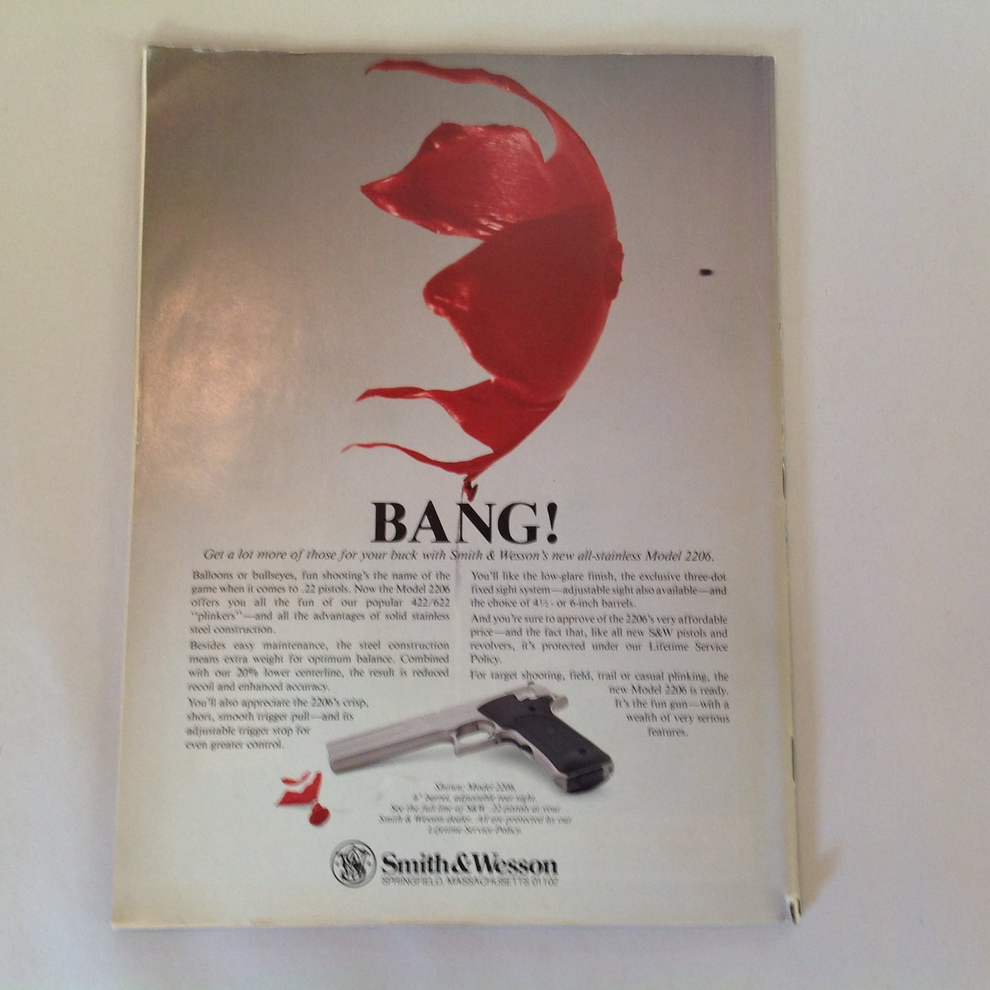 Vintage May 1990 Guns & Ammo Magazine Guns & Gear for the Nineties Handguns for Combat