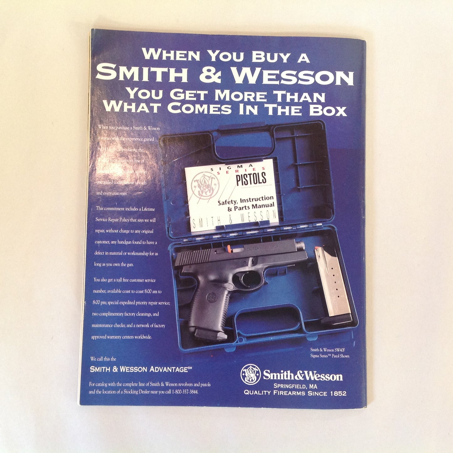 Vintage Oct 1994 Guns & Ammo Magazine Double Action .45 Combat Autos Final Option Firepower