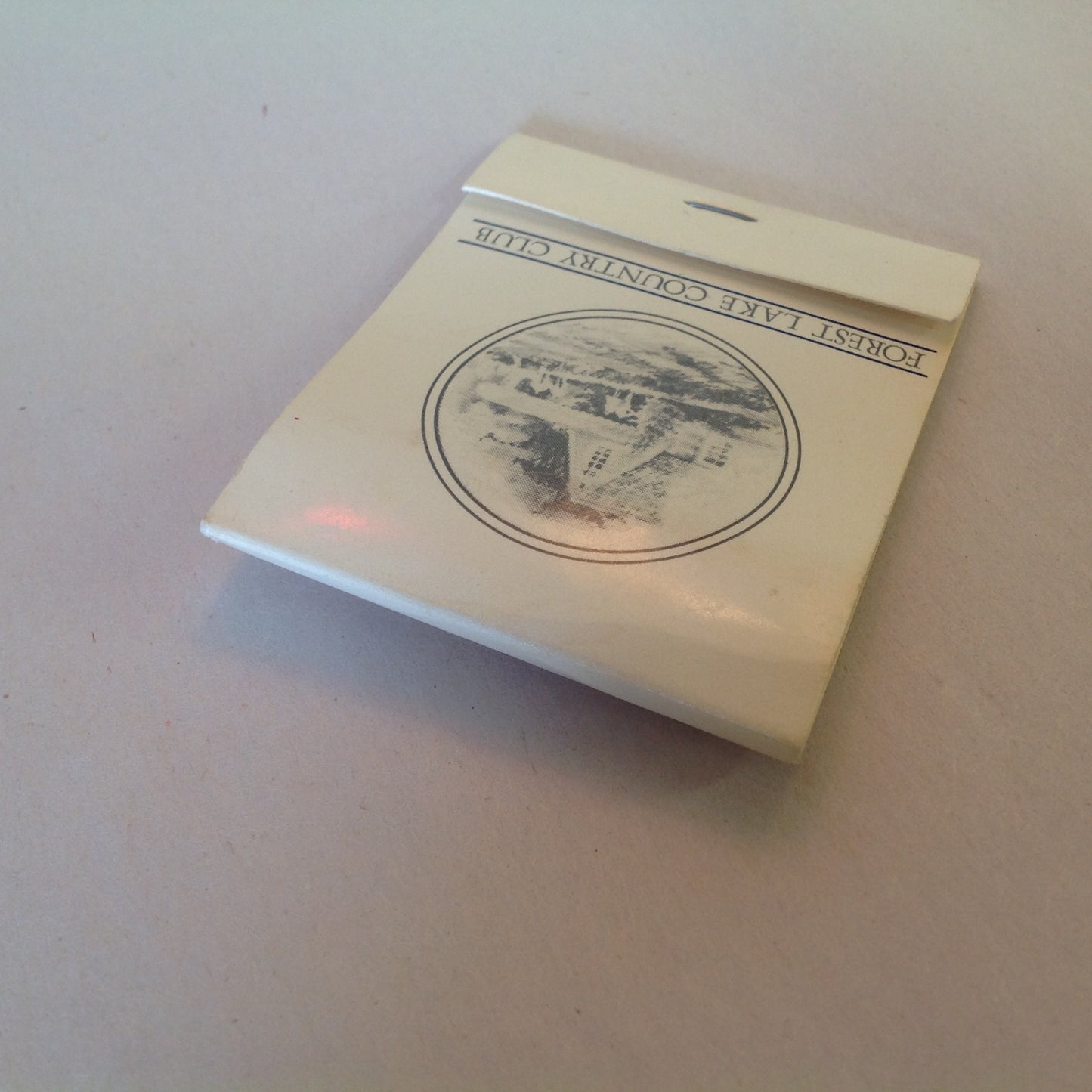 Vintage Souvenir Matchbook Forest Lake Country Club Bloomfield Hills MI Yardage Par