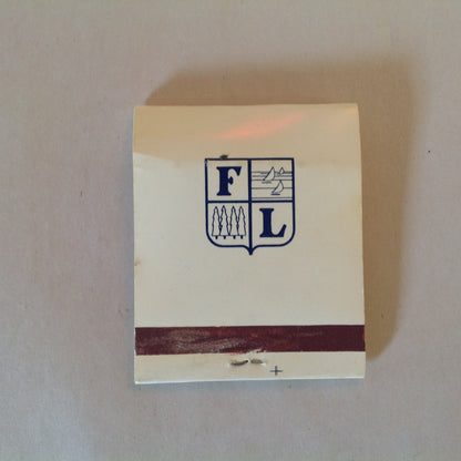 Vintage Souvenir Matchbook Forest Lake Country Club Bloomfield Hills MI Yardage Par