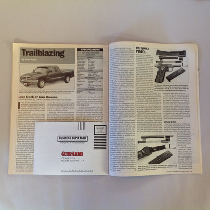 Vintage Jun 1997 Guns & Ammo Magazine Auto Pistol Accuracy FBI SWAT .45