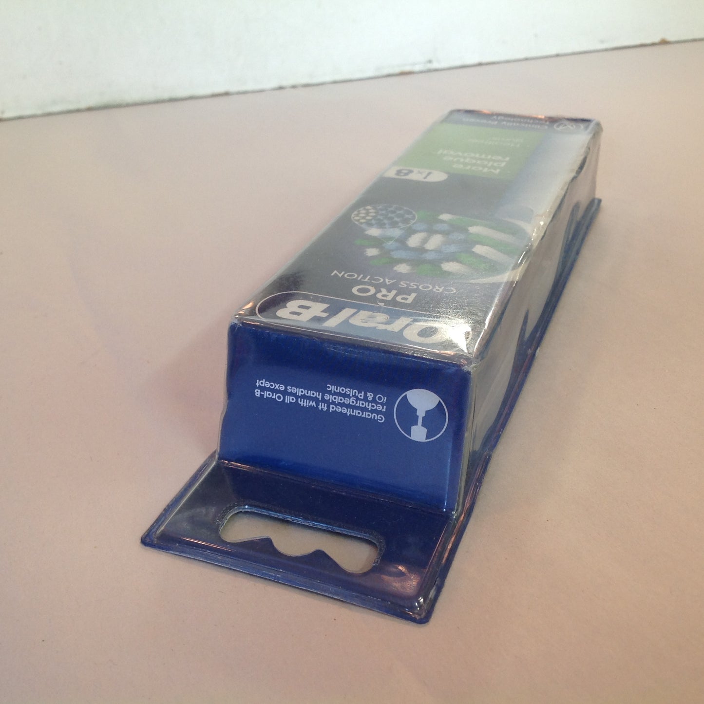 Oral-B PRO Cross Action Electric Toothbrush Heads 8 Pack NOS Unopened Unused