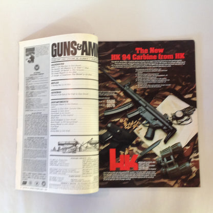 Vintage Feb 1984 Guns & Ammo Magazine Smith & Wesson's 13-Shot Combat Auto Detonics .44 Special
