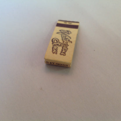 Vintage Souvenir Midget Matchbook Weathervane Inn Charlevoix Michigan Restaurant