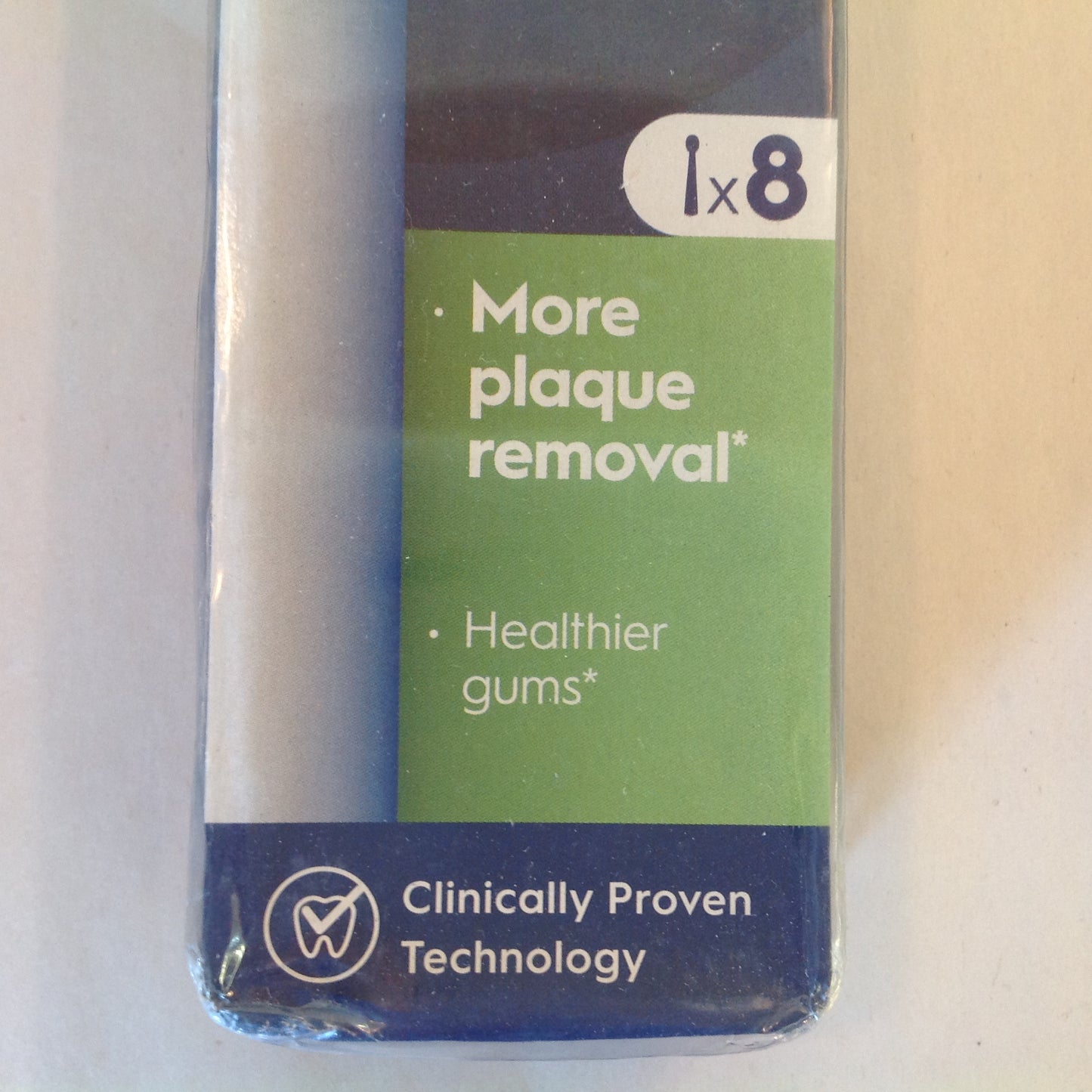 Oral-B PRO Cross Action Electric Toothbrush Heads 8 Pack NOS Unopened Unused