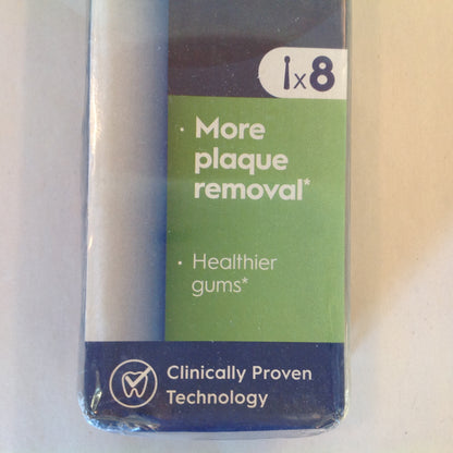 Oral-B PRO Cross Action Electric Toothbrush Heads 8 Pack NOS Unopened Unused