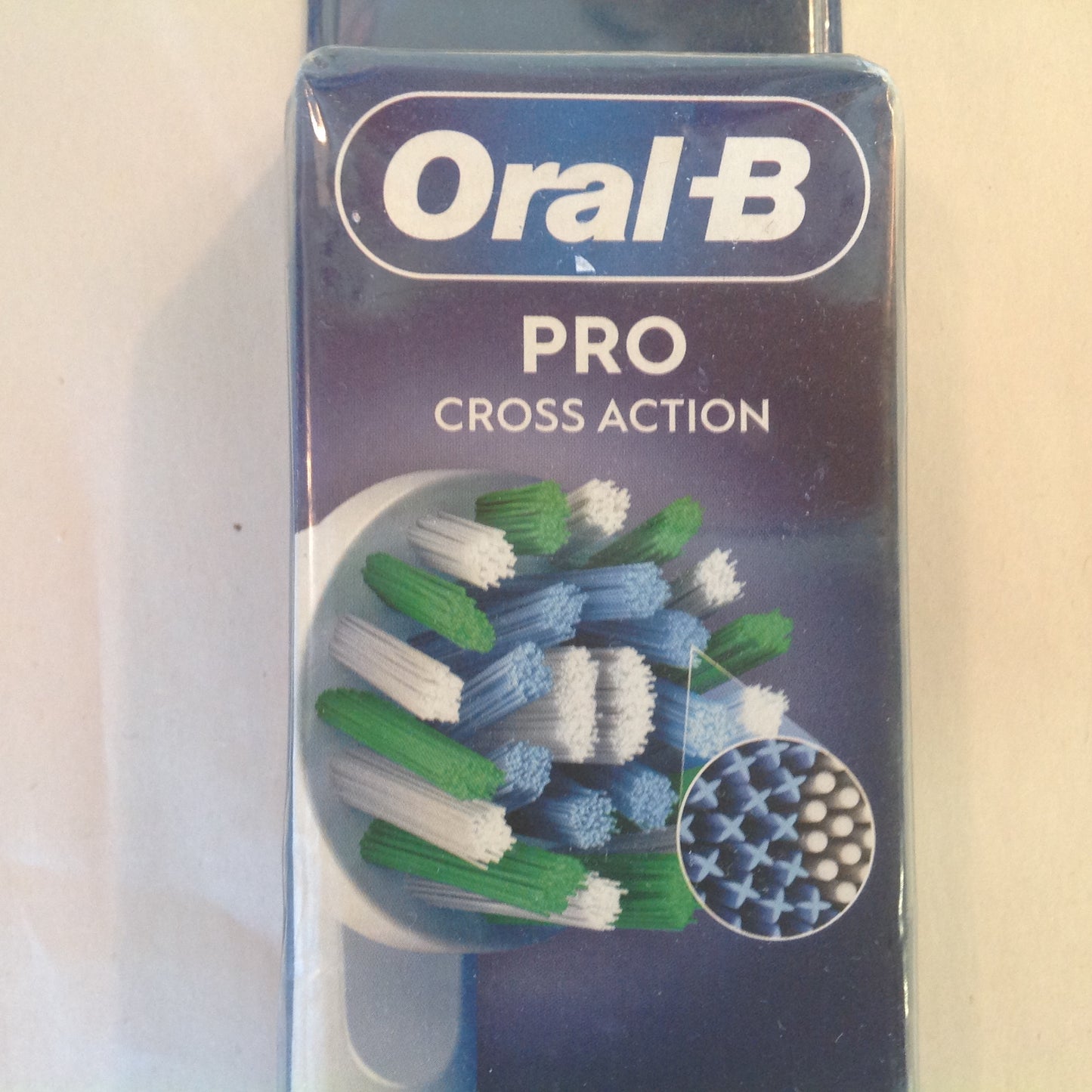 Oral-B PRO Cross Action Electric Toothbrush Heads 8 Pack NOS Unopened Unused