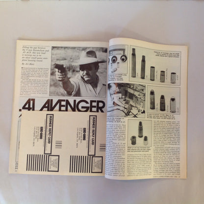 Vintage Feb 1984 Guns & Ammo Magazine Smith & Wesson's 13-Shot Combat Auto Detonics .44 Special