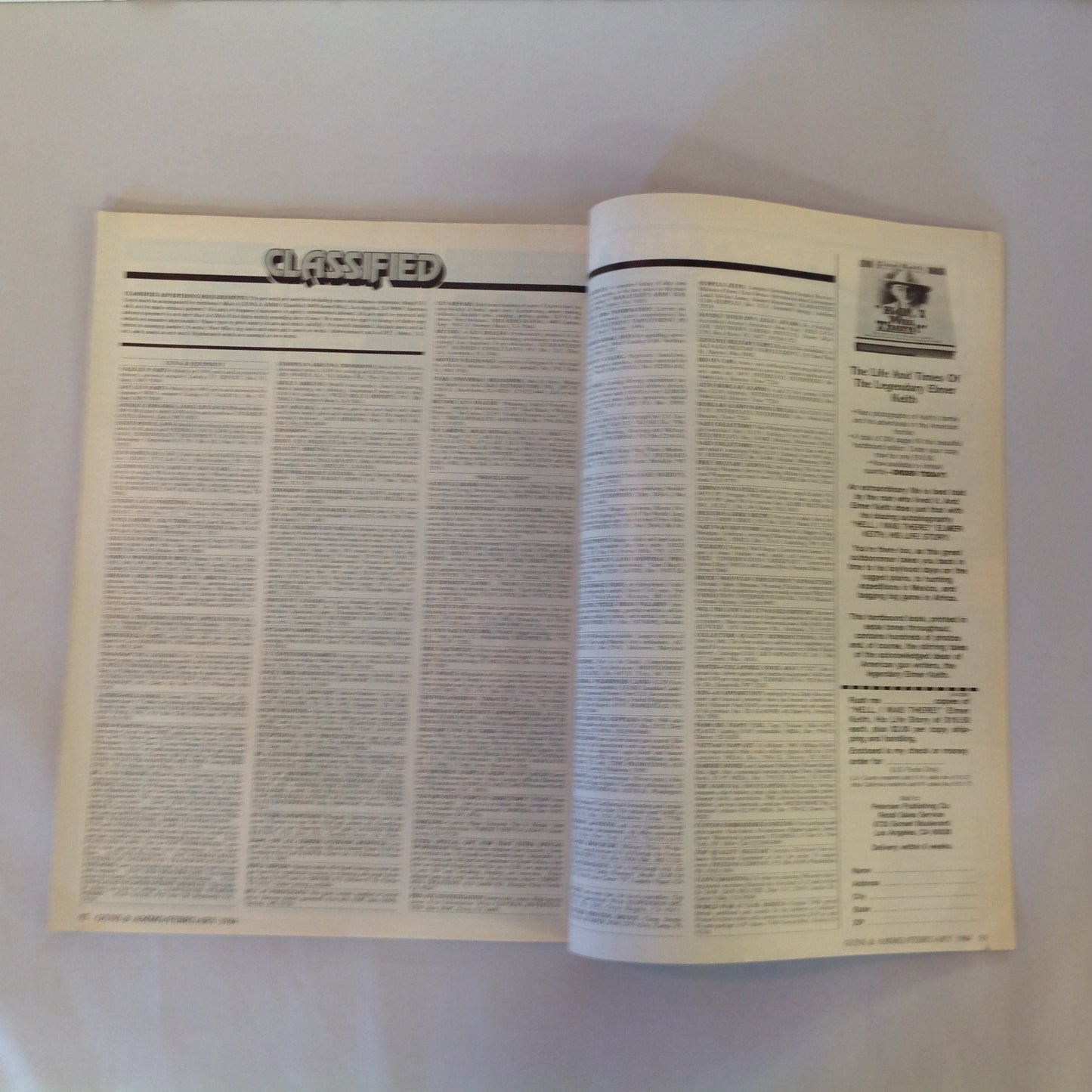 Vintage Feb 1984 Guns & Ammo Magazine Smith & Wesson's 13-Shot Combat Auto Detonics .44 Special