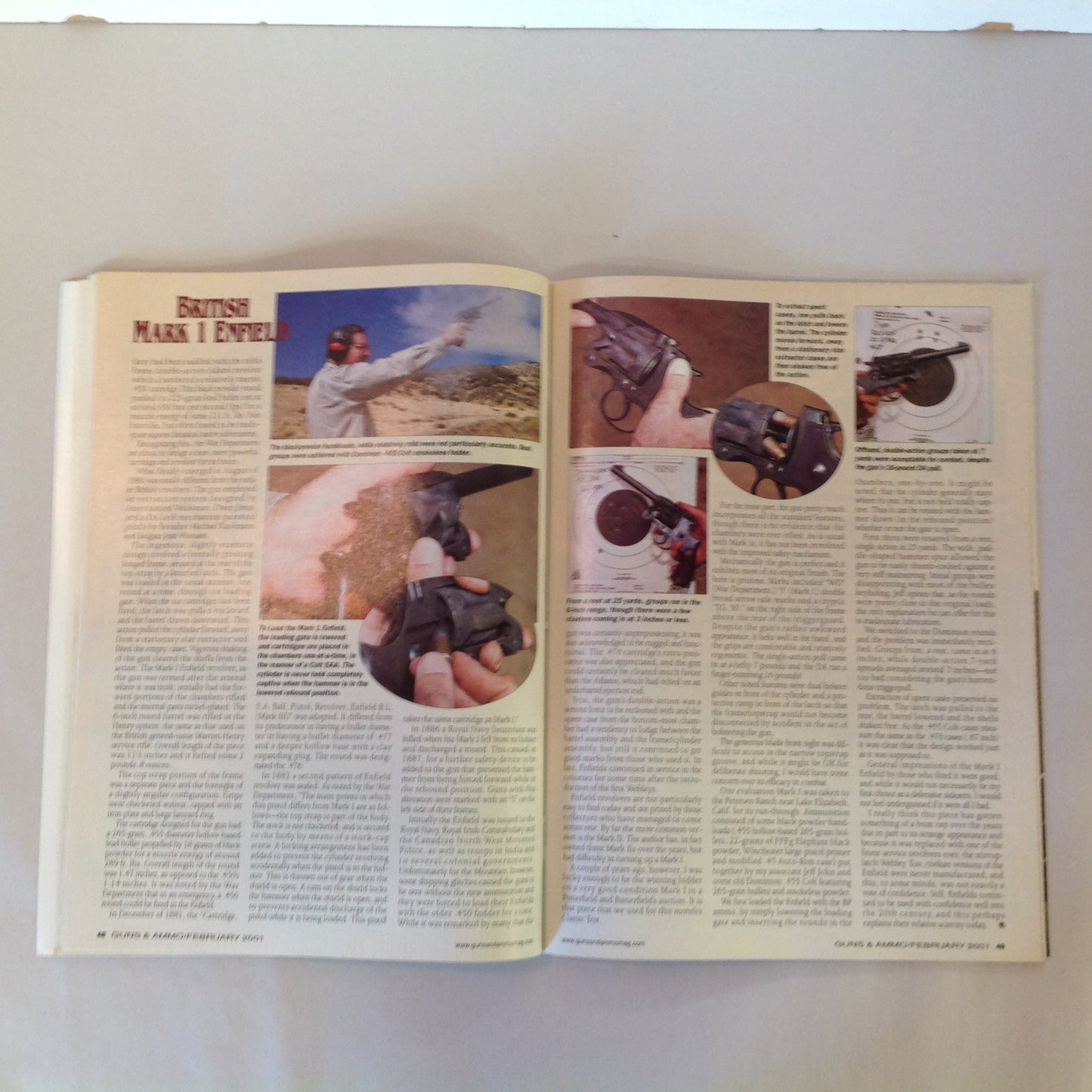 Vintage Feb 201 Guns & Ammo Magazine The Pump Rifle Last Roundup Closet Gun Safe
